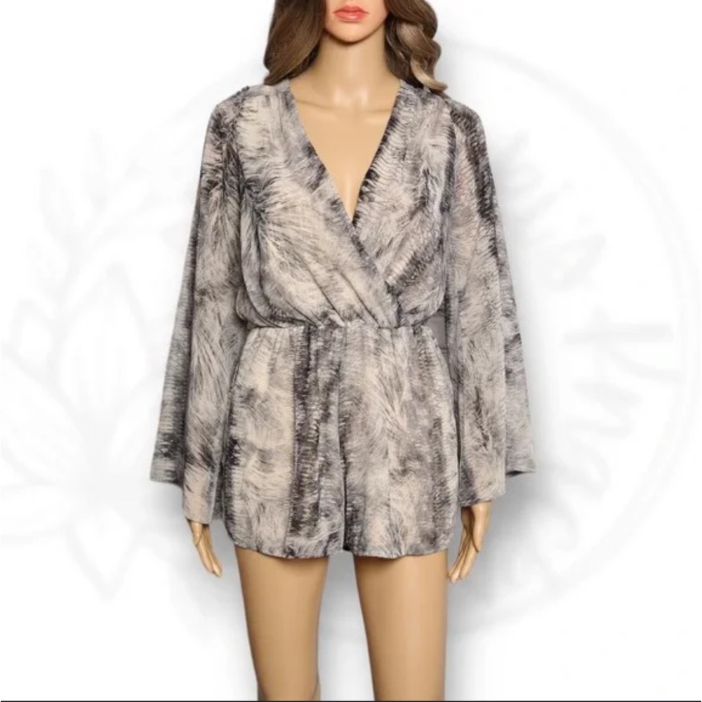 Mahina Snake Print Romper